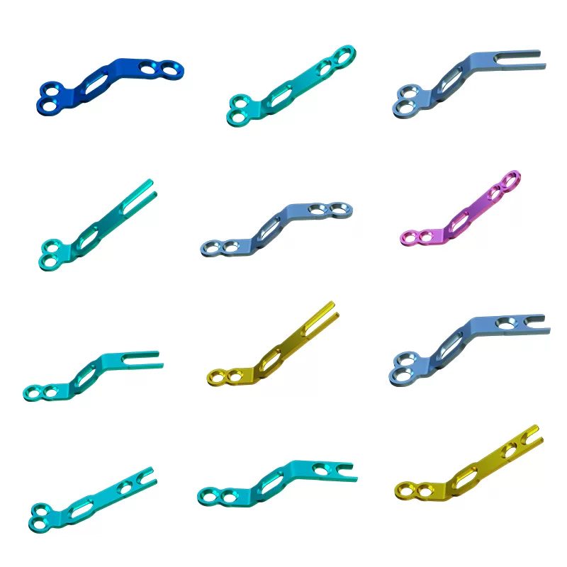 Bone graft titanium plate- IV (Single Bend)