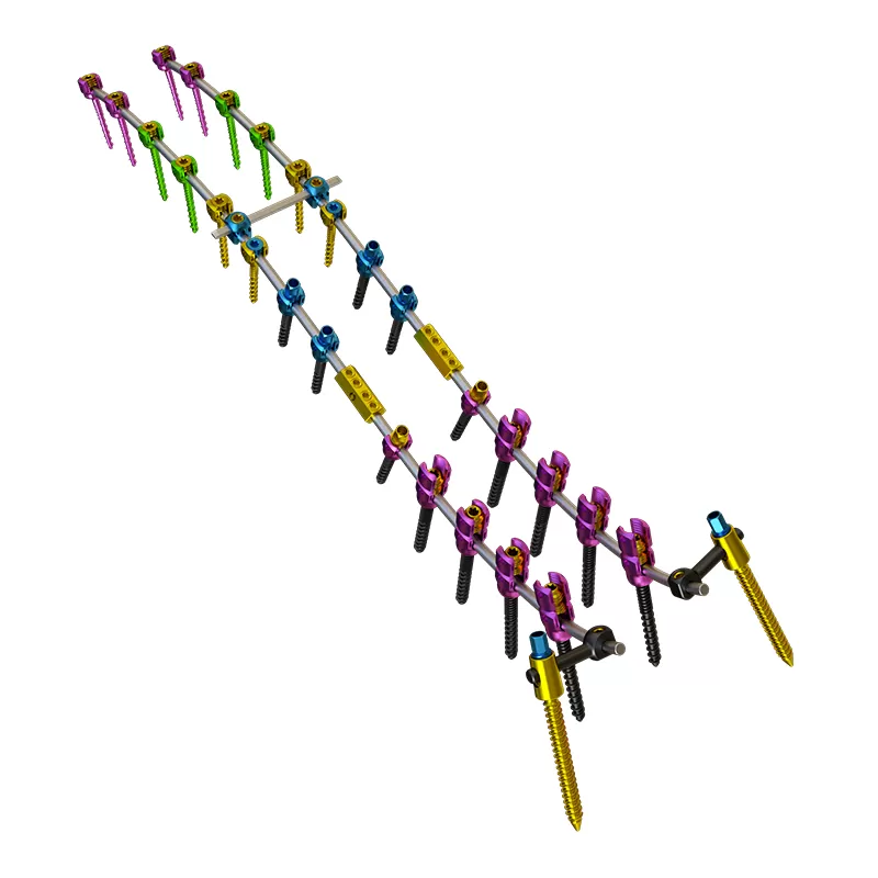 Monoaxial pedicle screw,  Type-V-Cortical bone thread（6.0 system)