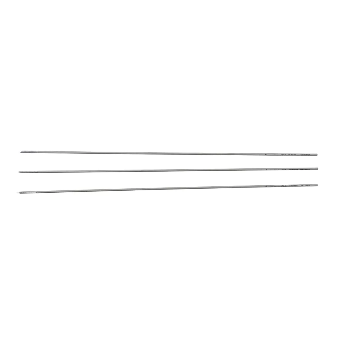 Threaded guide wire