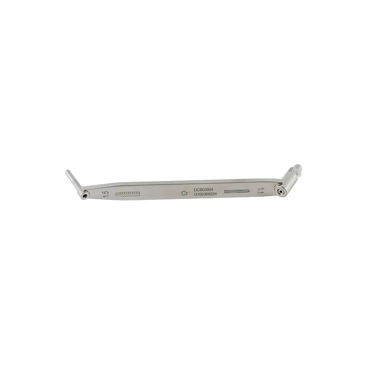 Dual-head drill guide Ø1.5/Ø1.1