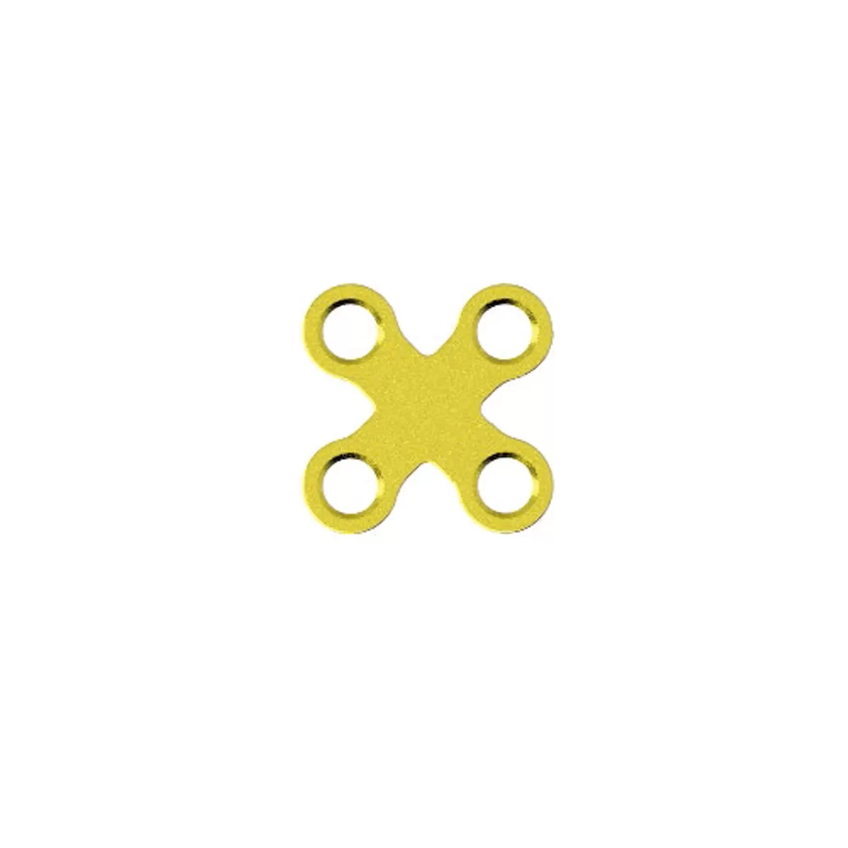 X Plate, 4 holes - Ultra Low Profile