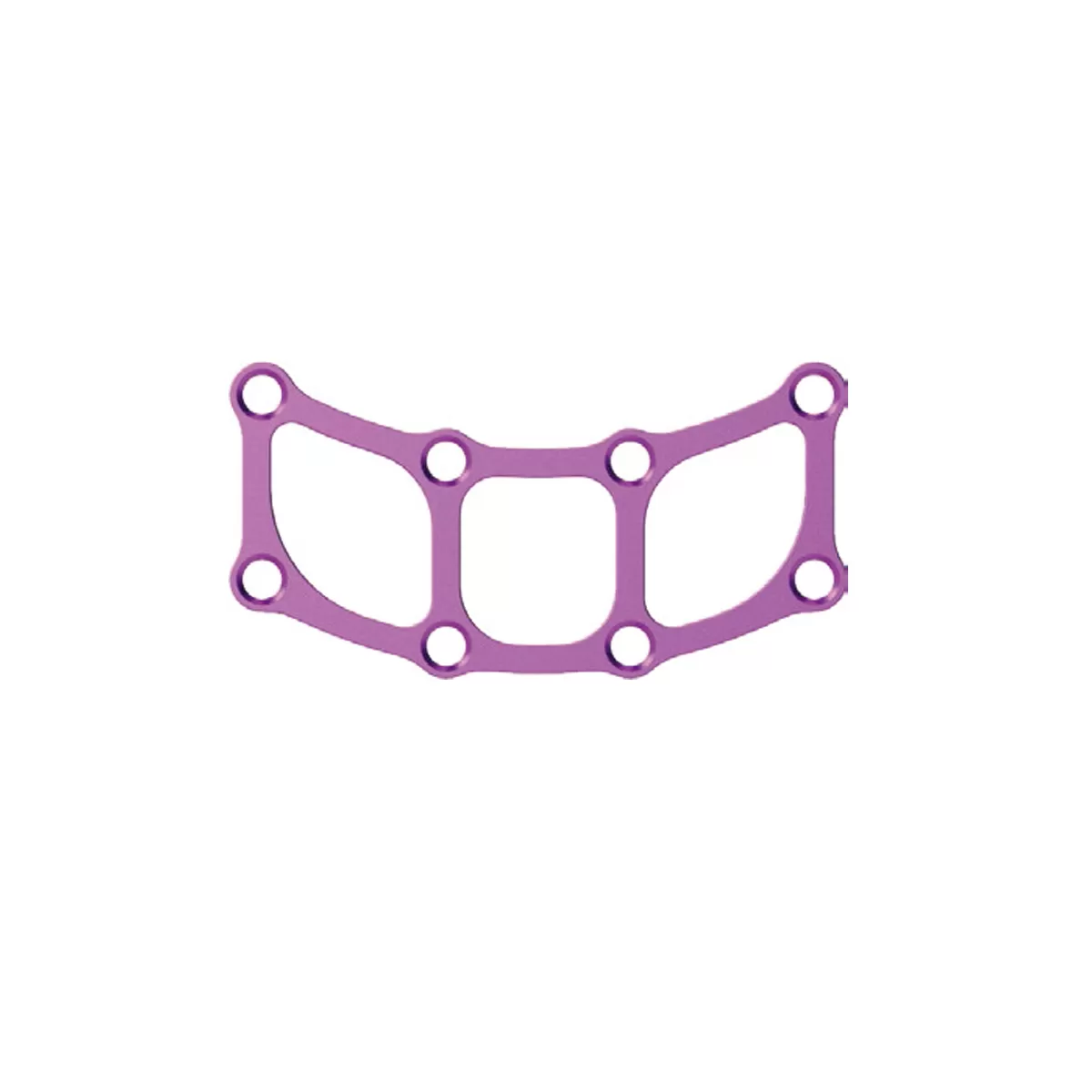 Curved Strut Plate, 6 holes - Low Profile