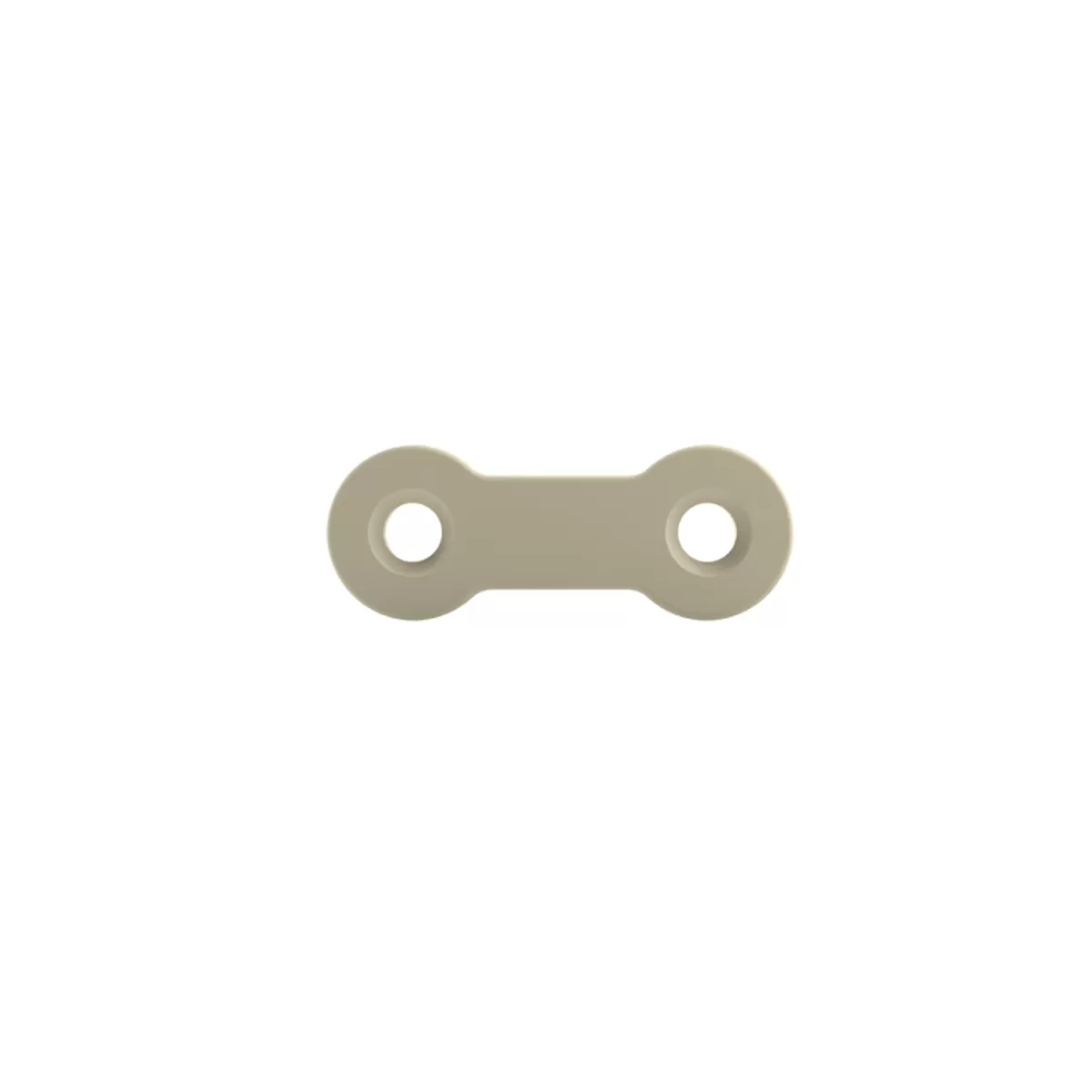Straight Plate, 2 Holes