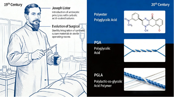 History of Surgical Sutures History of Surgical Sutures